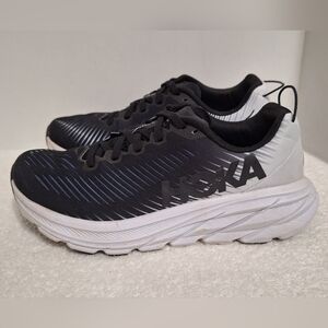 HOKA ONE ONE W Rincon 3 Black White Running Shoes 1119396 BWHT Women's Size 7 B